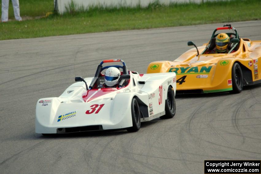 Dave Schaal's and Matt Gray's Spec Racer Ford 3s