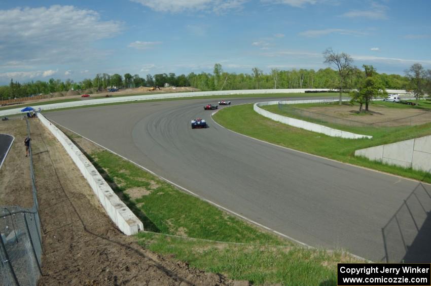 Patrick Rounds', Dave Cammack's and Sven Mueller's Spec Racer Fords