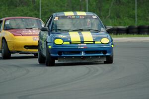 John Glowaski's ITA Dodge Neon ACR and Greg Youngdahl's ITA Mazda Miata