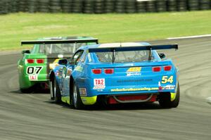 Tommy Archer's Chevy Camaro and Jordan Bernloehr's Chevy Camaro