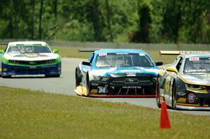 Lawrence Loshak's Chevy Camaro, Tony Buffomante's Ford Mustang and Gar Robinson's Chevy Camaro