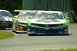 Gar Robinson's Chevy Camaro and Lawrence Loshak's Chevy Camaro