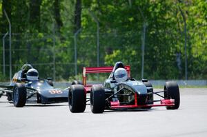 Dave Schaal's Formula Enterprises and Tom Stephani's Crossle 35F Formula F