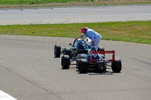 Tom Stephani's Crossle 35F Formula F and Dave Schaal's Formula Enterprises