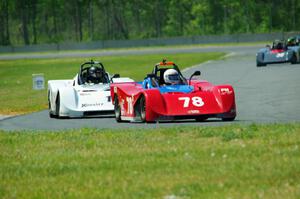 Reid Johnson's and Martin Wiedenhoeft's Spec Racer Ford 3s