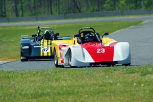 David Glodowski's Spec Racer Ford and Rob Wilke's Spec Racer Ford