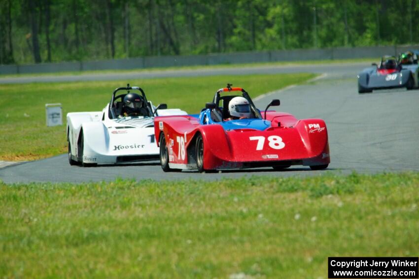 Reid Johnson's and Martin Wiedenhoeft's Spec Racer Ford 3s