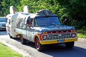 ArtCar 25 - Ford F100 Pickup and trailer