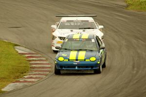 John Glowaski's STL Dodge Neon ACR and Mel Shaw's GT-2 Chevy Camaro