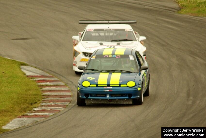 John Glowaski's STL Dodge Neon ACR and Mel Shaw's GT-2 Chevy Camaro