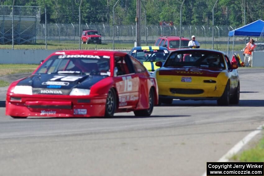 Terry Orr's GTL Honda CRX and Greg Youngdahl's Spec Miata Mazda Miata