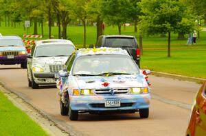 ArtCars - Toyota Corolla and Chrysler PT Cruiser