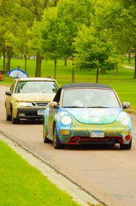 ArtCars - VW Beetle and SAAB 9-5 Wagon