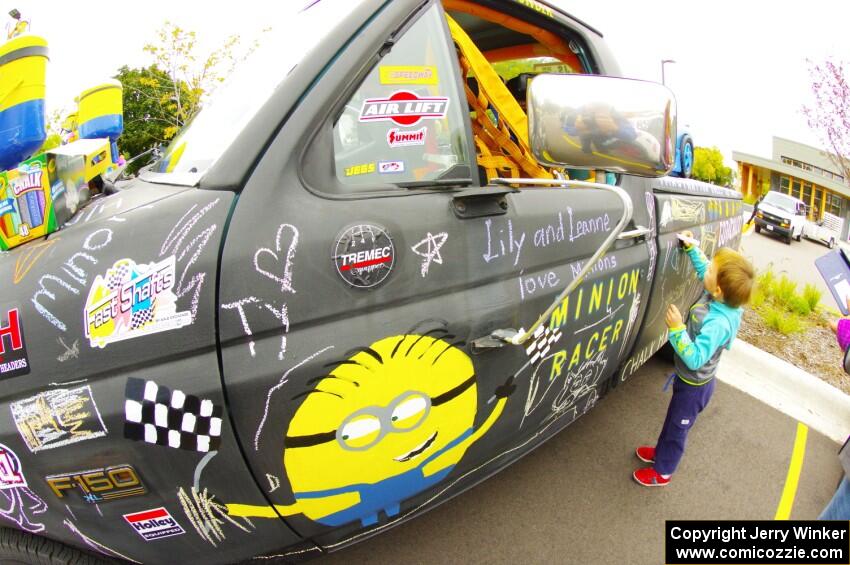 Detail of the ArtCar - Ford F-150 Pickup