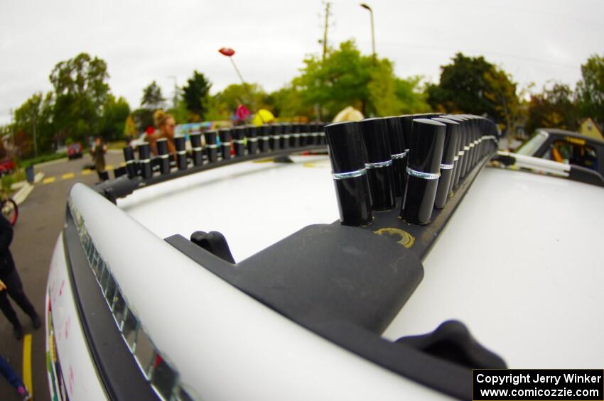 Detail of the ArtCar - Pontiac Vibe