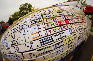 Detail of the ArtCar - Dodge Caravan