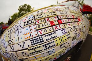 Detail of the ArtCar - Dodge Caravan