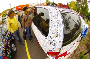 Detail of the ArtCar - Dodge Caravan