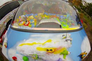 Detail of the ArtCar - Toyota Corolla