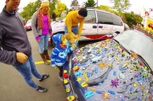 Detail of the ArtCar - Toyota Corolla