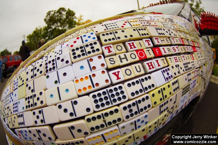 Detail of the ArtCar - Dodge Caravan
