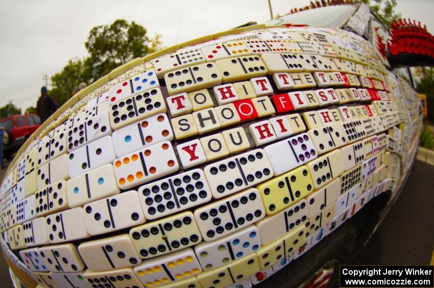 Detail of the ArtCar - Dodge Caravan