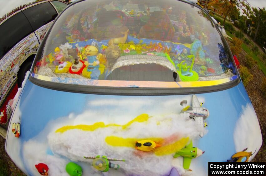 Detail of the ArtCar - Toyota Corolla