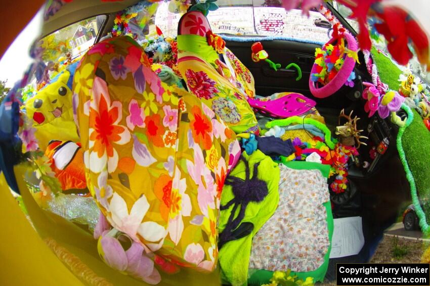 Interior of the ArtCar - Toyota Corolla