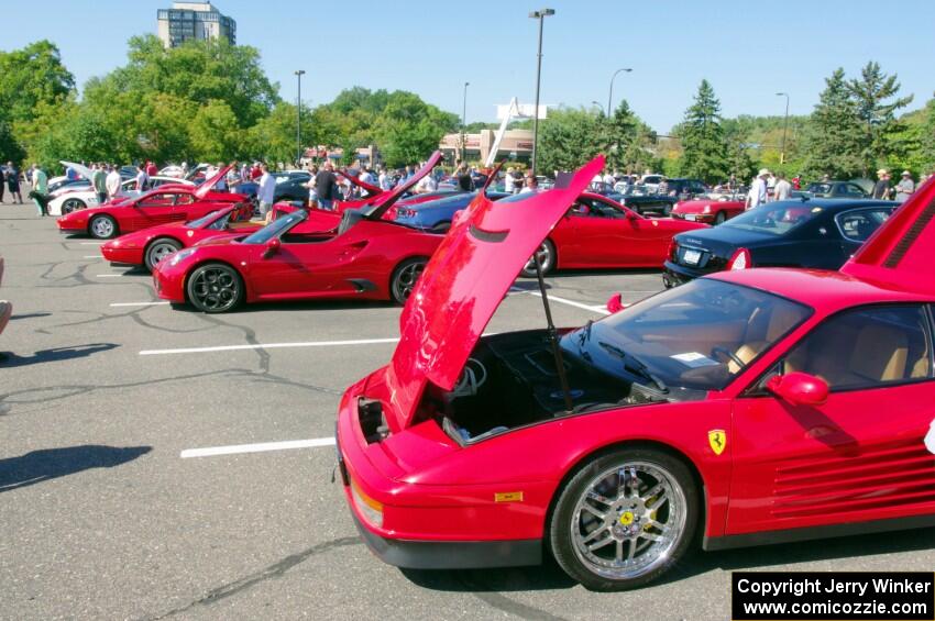 Ferraris and Alfa Romeos
