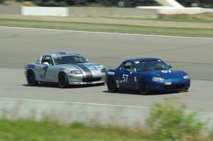 Samantha Silver's and Chris Craft's Spec Miata Mazda Miatas