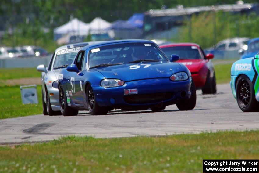 Samantha Silver's and Chris Craft's Spec Miata Mazda Miatas