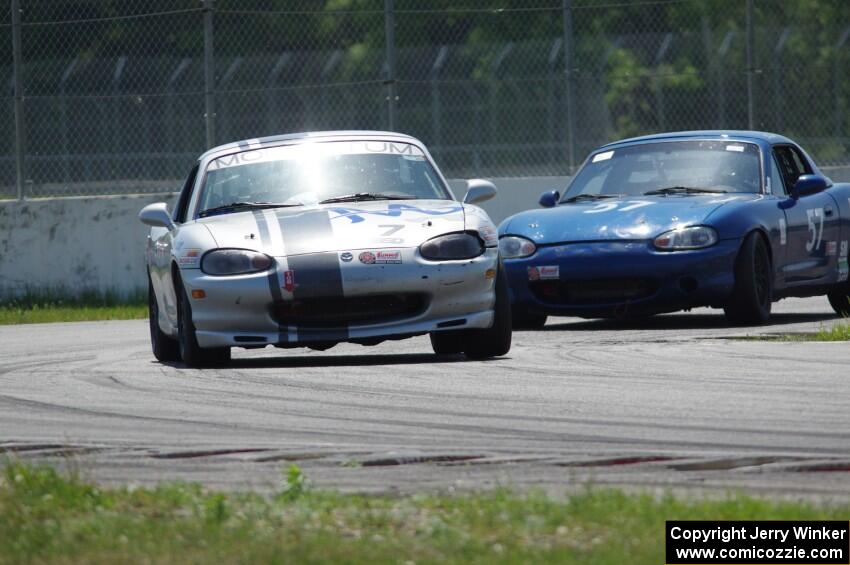 Chris Craft's and Samantha Silver's Spec Miata Mazda Miatas