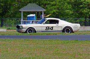 Brian Kennedy's Ford Shelby GT350 comes to a stall at turn 4.