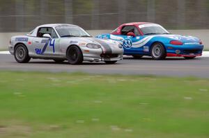 Rick Buan's and Chris Craft's Spec Miata Mazda Miatas