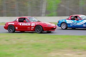 Rick Buan's and Andrew Jenkins' Spec Miata Mazda Miatas