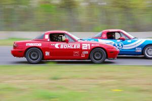 Rick Buan's and Andrew Jenkins' Spec Miata Mazda Miatas