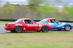 Rick Buan's and Andrew Jenkins' Spec Miata Mazda Miatas