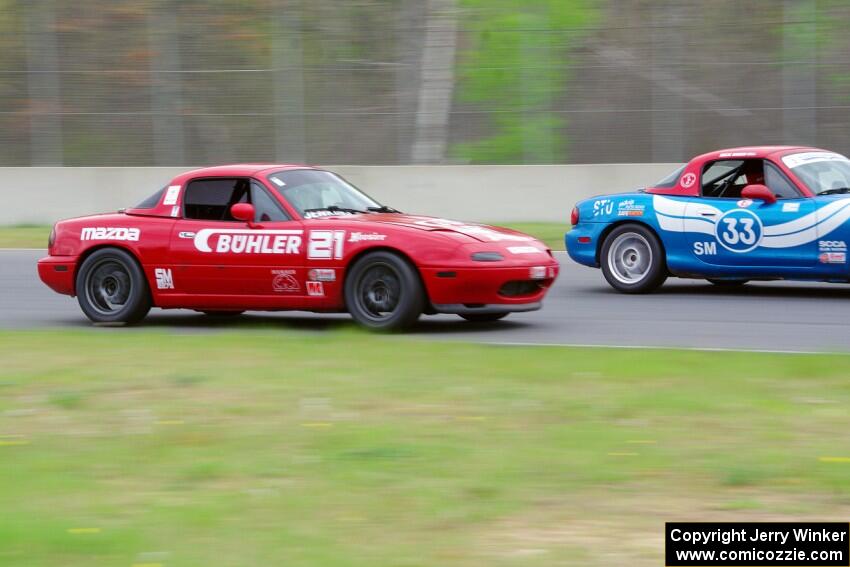 Rick Buan's and Andrew Jenkins' Spec Miata Mazda Miatas