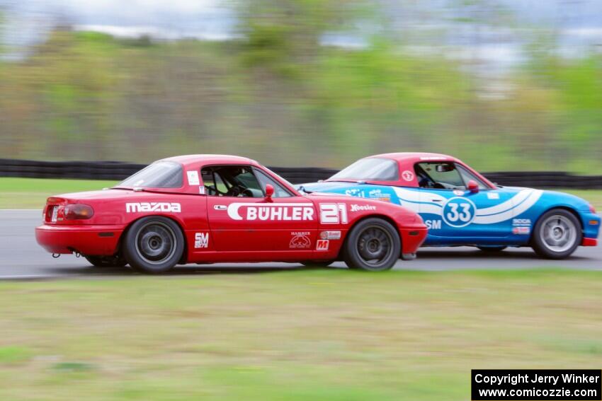 Rick Buan's and Andrew Jenkins' Spec Miata Mazda Miatas