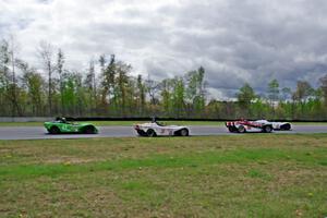 Lauren Dueck's, Craig Wheatley's, David Glodowski's and Greg Eick's Spec Racer Ford 3s