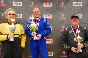 Spec Miata - Tire Rule podium) 1. Gordon Kuhnley, 2. Greg Youngdahl, 3. Rick Buan