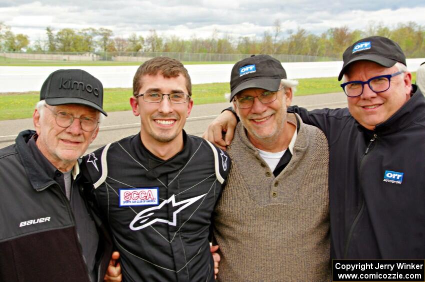 Three generations of the Orr Racing family) Jerry Orr, Andy Orr, Terry Orr and Chris Orr