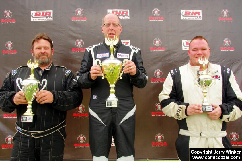 T2 podium) 1. Dan Huberty, 2. Andler Klatzky, 3. Chris Knuteson