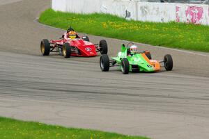 John Hogdal's Citation-Zink Z-16 Formula Ford and Darrell Peterson's LeGrand Mk.21 Formula Ford