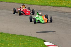 John Hogdal's Citation-Zink Z-16 Formula Ford and Darrell Peterson's LeGrand Mk.21 Formula Ford