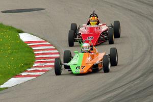 John Hogdal's Citation-Zink Z-16 Formula Ford and Darrell Peterson's LeGrand Mk.21 Formula Ford