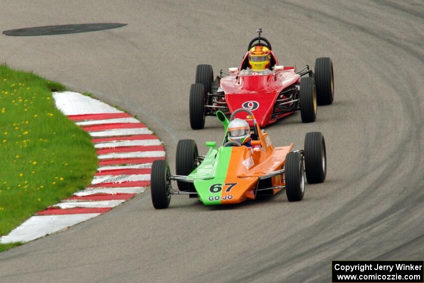 John Hogdal's Citation-Zink Z-16 Formula Ford and Darrell Peterson's LeGrand Mk.21 Formula Ford