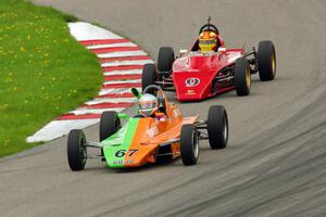 John Hogdal's Citation-Zink Z-16 Formula Ford and Darrell Peterson's LeGrand Mk.21 Formula Ford