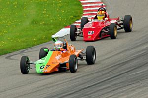 John Hogdal's Citation-Zink Z-16 Formula Ford and Darrell Peterson's LeGrand Mk.21 Formula Ford