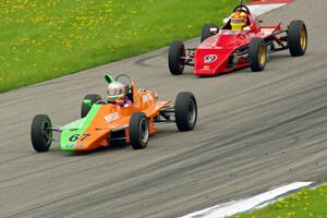 John Hogdal's Citation-Zink Z-16 Formula Ford and Darrell Peterson's LeGrand Mk.21 Formula Ford